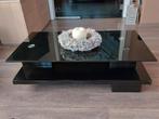 Salontafel, Huis en Inrichting, Tafels | Salontafels, Ophalen, Gebruikt, 100 tot 150 cm, Glas