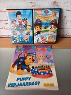 Paw patrol 2 dvd's NL et francais en boek, Cd's en Dvd's, Ophalen of Verzenden, Zo goed als nieuw