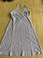 Strandkleedje paars-wit maat M, Kleding | Dames, Ophalen, Maat 38/40 (M), Wit