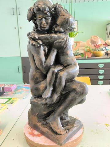 naar Rodin, le frère et la soeur, gips  beschikbaar voor biedingen