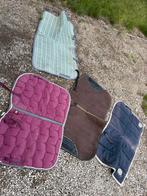 4 zadeldoeken samen te koop., Ophalen, Gebruikt, Deken