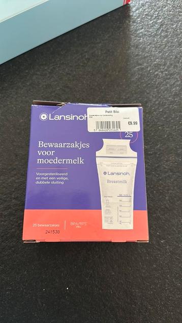 Bewaarzakjes voor moedermelk beschikbaar voor biedingen