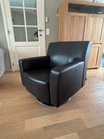 Fauteuil pivotant en cuir de marque H&H, Maison & Meubles, Enlèvement, Utilisé, Cuir