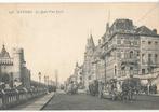 postkaart antwerpen  kaai  gespan attelage, Affranchie, Envoi, Anvers, Avant 1920