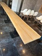 Boomstam tafel en bank, Ophalen, 200 cm of meer, 50 tot 100 cm, Zo goed als nieuw