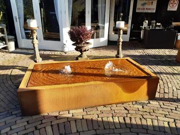 Cortenstaal Watertafel, fontein, waterornament, waterpartij beschikbaar voor biedingen