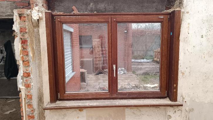 Ramen, Doe-het-zelf en Bouw, Glas en Ramen, Gebruikt, Gevelraam of Ruit, Dubbelglas, Ophalen