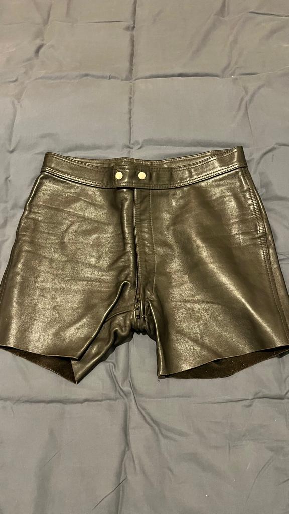 Lederen underchaps RoB maat 34, Kleding | Heren, Overige Herenkleding, Gedragen, Ophalen of Verzenden