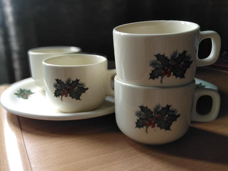 Koffieservies (4 personen), Huis en Inrichting, Keuken | Servies, Zo goed als nieuw, Ophalen of Verzenden