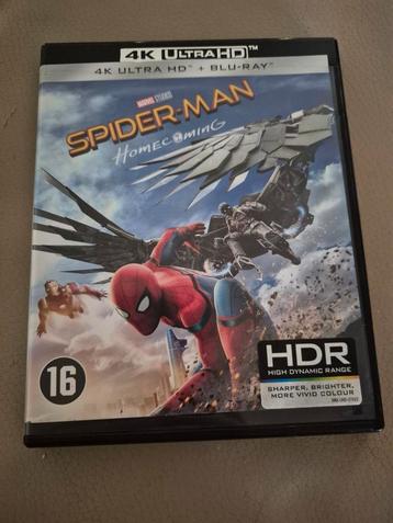 Spiderman homecoming 4k + blu ray, Cd's en Dvd's, Ophalen of Verzenden, Zo goed als nieuw
