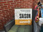 blikken bord bierreclame Saison, Ophalen, Zo goed als nieuw, Reclamebord, Plaat of Schild, Overige merken