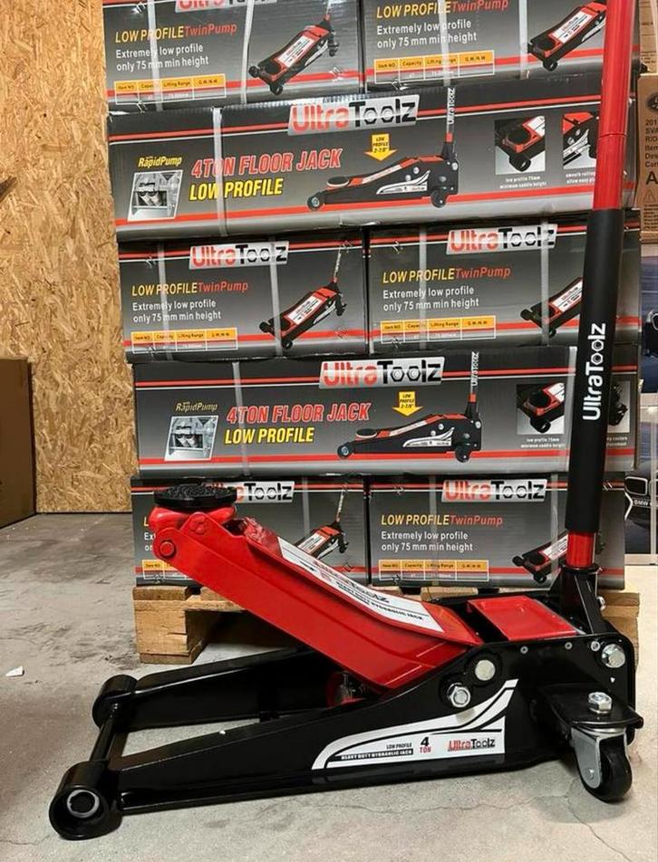 Professionele Hydraulische Autokrik 4000 Kilo NIEUW IN DOOS!, Auto diversen, Krikken, Nieuw, Garagekrik, Hydraulisch, Ophalen of Verzenden