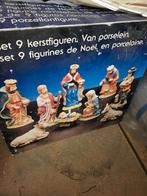 9 porseleinen kerstfiguren, Ophalen