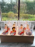 Retro voetbalglazen coca cola, Collections, Actions de supermarché, Autres supermarchés, Enlèvement