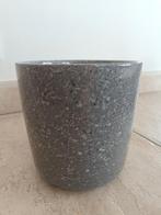 Plantenpot grijs gestipt, Enlèvement ou Envoi, Comme neuf