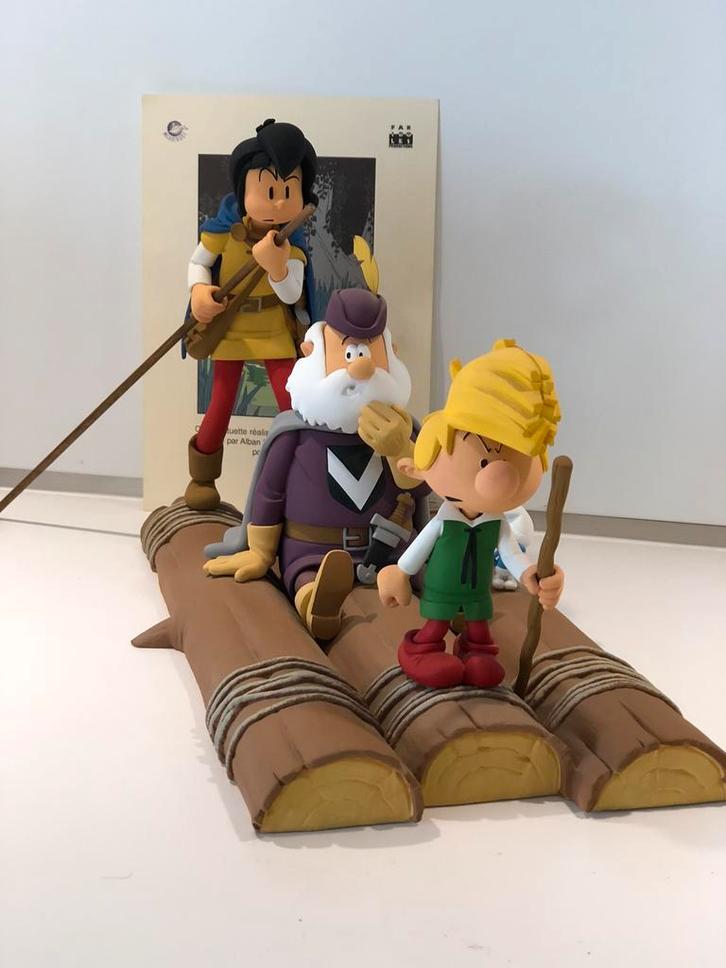 Le radeau du pays maudit fariboles, Collections, Statues & Figurines, Comme neuf, Enlèvement ou Envoi