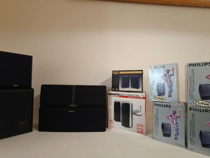 Lot enceintes vintage / divers audio, Audio, Tv en Foto, Luidsprekerboxen, Zo goed als nieuw, Overige merken, Ophalen