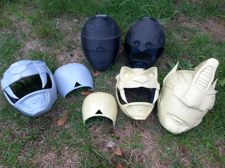 Power rangers cosplay helmet kits, Verzamelen, Speelgoed, Ophalen of Verzenden