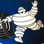 ancienne plaque emaillee MICHELIN 2 FACES 100% originale, Collections, Marques & Objets publicitaires, Enlèvement, Utilisé