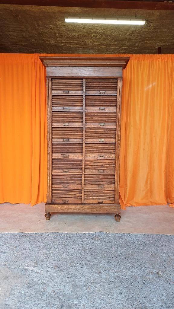 Notarismeubilair, ambachtelijk meubilair, rolluikmeubilair, Antiek en Kunst, Curiosa en Brocante, Ophalen of Verzenden