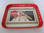 Vintage dienblad Coca-Cola “Your thirst takes wings”, Ophalen of Verzenden, Gebruikt, Gebruiksvoorwerp