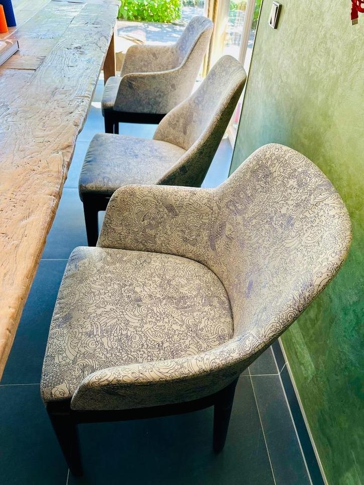 Molteni &C Chelsea Jean Paul Gaultier stoelen 5 stuks, Huis en Inrichting, Stoelen, Zo goed als nieuw, Vijf, Zes of meer stoelen