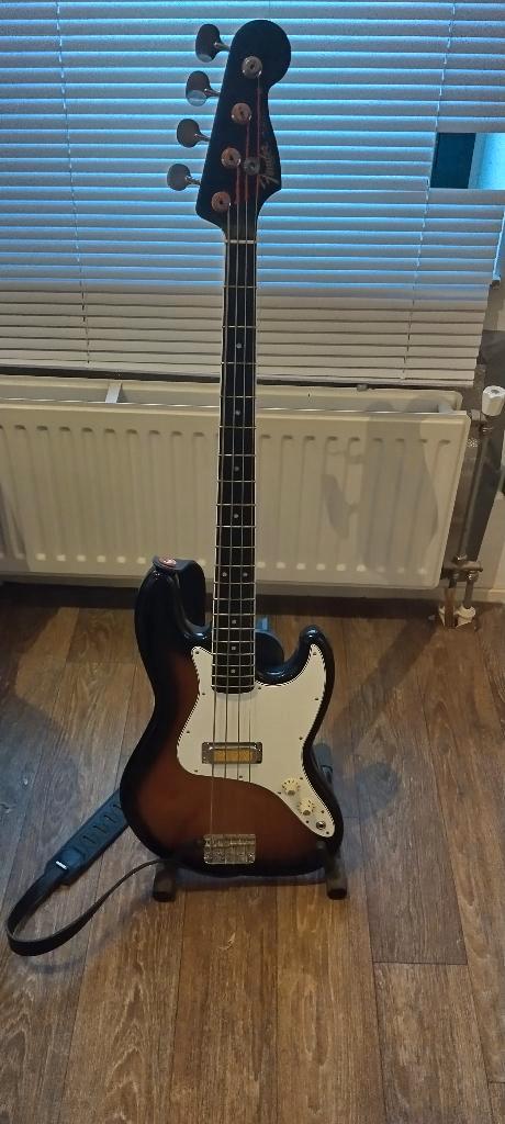 Fender GOLD FOIL JAZZ BASS EB in nieuwstaat, Musique & Instruments, Instruments à corde | Guitares | Basses, Comme neuf, Électrique