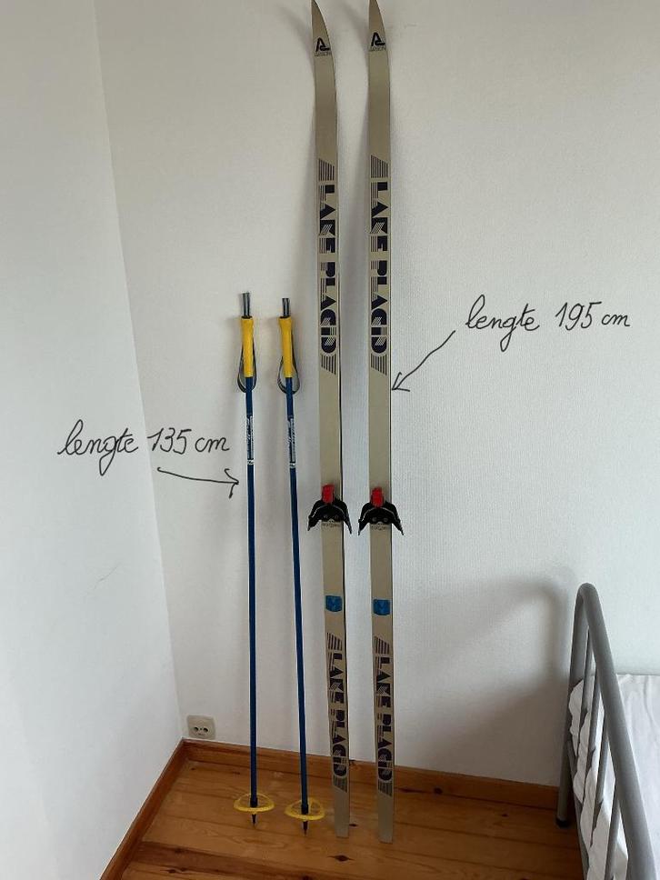 Langlauf uitrusting, Sports & Fitness, Ski & Ski de fond, Utilisé, Autres types, Autres marques, 180 cm ou plus, Enlèvement