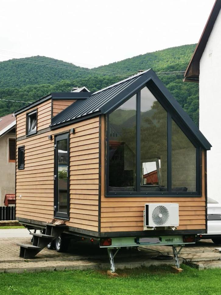 Tiny House, Caravans en Kamperen, Mobilhomes, Particulier, tot en met 4, Integraal, Overige merken, Overige merken, Overige brandstoffen