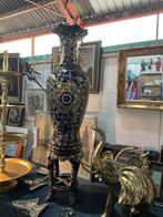 Grand vase chinois porcelaine support, Antiquités & Art, Antiquités | Vases, Enlèvement
