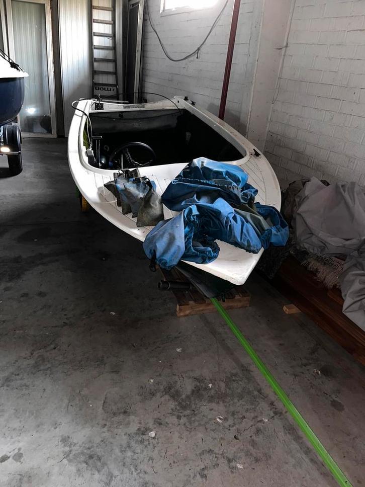 Boot met 9.9pk Mercury, Watersport en Boten, Motorboten en Motorjachten, Gebruikt, Tot 6 meter, Benzine, Buitenboordmotor, Minder dan 10 pk