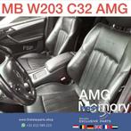 W203 Mercedes C Klasse C32 AMG Stoelen Leer + Memory panelen, Ophalen of Verzenden, Gebruikt, Mercedes-Benz
