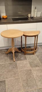 Tables d'appoint en chêne impeccable, Enlèvement, Chêne