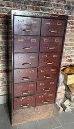 Armoire Américaine d'imprimerie, Maison & Meubles, Avec serrure, Vintage, Comme neuf, Enlèvement