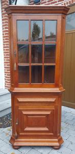 Hoekkast, Huis en Inrichting, Ophalen, Zo goed als nieuw, Eikenhout, Met deur(en)