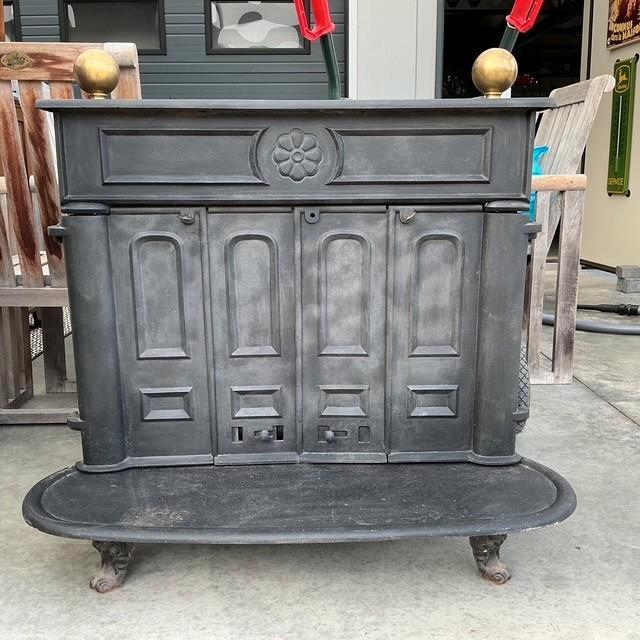 GODIN colonial haard/houtkachel, Huis en Inrichting, Kachels, Gebruikt, Houtkachel, Ophalen