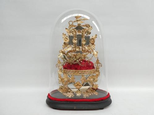 Prachtige 19de eeuwse "bruidsgobe", Antiek en Kunst, Antiek | Religieuze voorwerpen, Ophalen