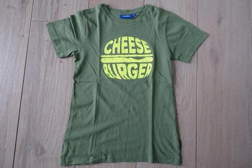 Groene T-shirt cheeseburger Someone maat 140, Kinderen en Baby's, Kinderkleding | Maat 140, Zo goed als nieuw, Jongen, Shirt of Longsleeve