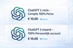 ChatGPT Plus 1 maand - 100% persoonlijk account, Immo, Appartementen en Studio's te huur, 50 m² of meer, Brussel