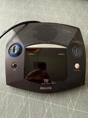 Radio-réveil Philips. Double alarme, Electroménager, Réveils, Envoi, Comme neuf, Digital