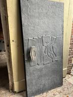Brutalist 1970s Metal Front Doors, Ophalen of Verzenden, Gebruikt, Metaal