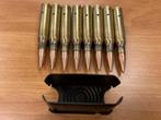 WWII - clip de GARAND garni avec cartouches INERTES actuelle, Verzenden, Overige soorten, Overige typen