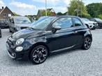 Fiat 500C 1.0i MHEV Sport Cabrio * 12 M Garantie *, Auto's, Fiat, 4 zetels, Gebruikt, Cabriolet, Zwart