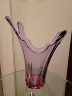 Roze kristallen vaas, Antiek en Kunst, Ophalen