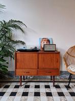Vintage midcentury kast | platenspeler meubel | retro, Enlèvement, Comme neuf