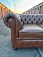 Chesterfield 2 places, 75 à 100 cm, Enlèvement ou Envoi, Comme neuf, Anglais, industriel, old english