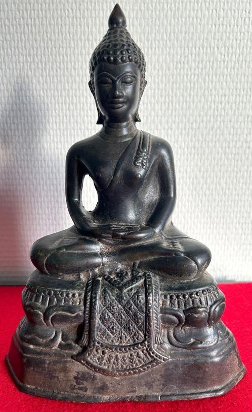 Bronzen Boeddha - Thailand - 1940, Antiek en Kunst, Kunst | Niet-Westerse kunst, Ophalen of Verzenden