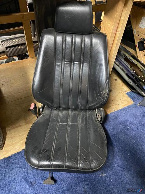 Bmw E30 voorstoel zwart sedan leder sedan touring 3-serie, Auto-onderdelen, Interieur en Bekleding, BMW, Gebruikt, Ophalen