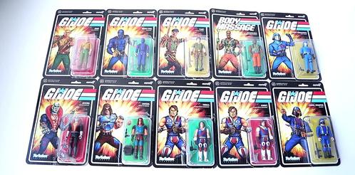 Super7 Reaction G.I. Joe lot de 10 figurines en Loose, Verzamelen, Beelden en Beeldjes, Gebruikt, Overige typen, Verzenden