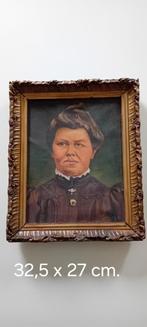 Oud schilderij,  portret, Antiek en Kunst, Ophalen of Verzenden